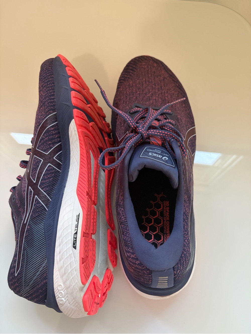 Asics GT 2000 10 Women’s Navy and Coral Running Shoes